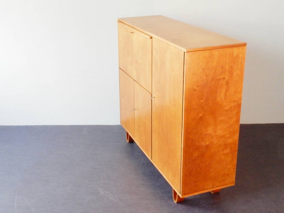 Model 'CB01' hidden desk cabinet by Cees Braakman for Pastoe. 1950's -  NOVAC Vintage